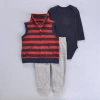 A three-piece set of baby, spring, autumn and winter vests, hooded outerwear, and baby fleece backpack clothing Application Scenario